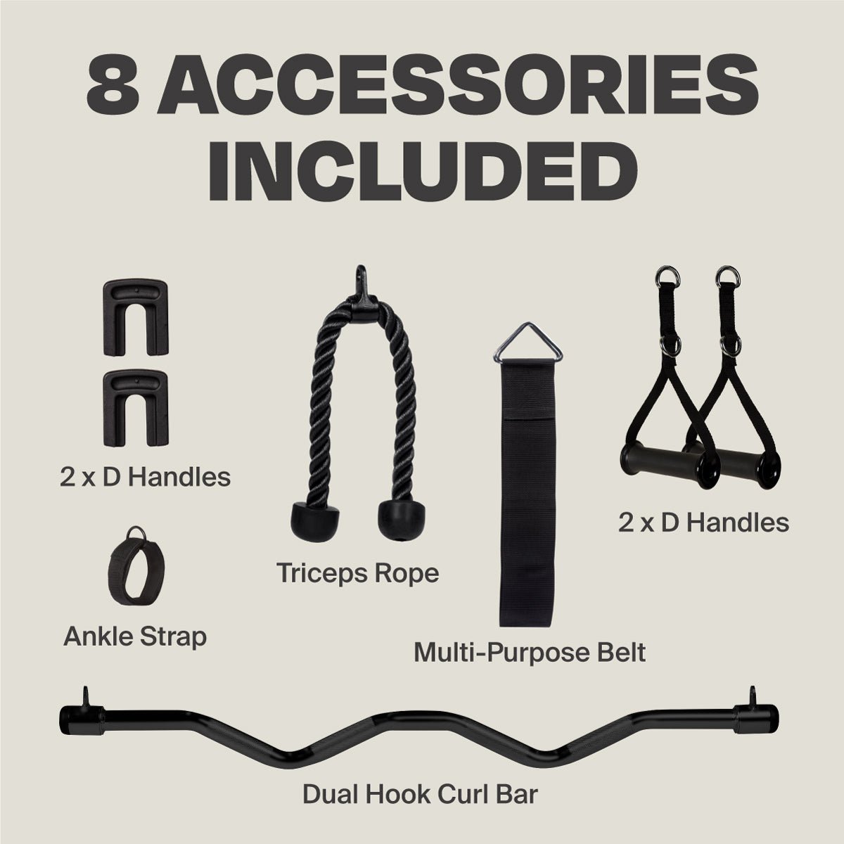 Centr 3 Home Gym Functional Trainer with Selectorized Smith Bar