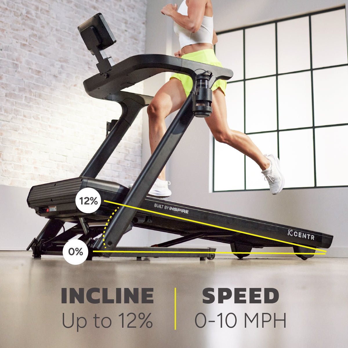 Centr Runr-S Treadmill with 10" Screen
