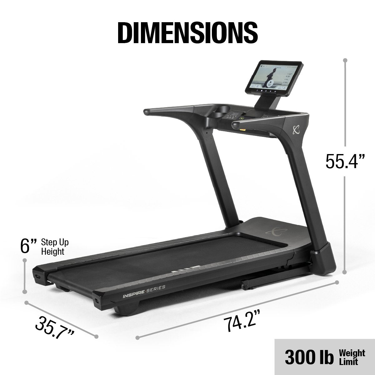 Inspire Series T5s Treadmill with 15.6" Screen